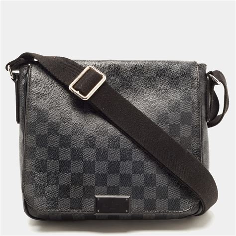 louis vuitton district pm damier graphite|louis vuitton damier graphite neverfull.